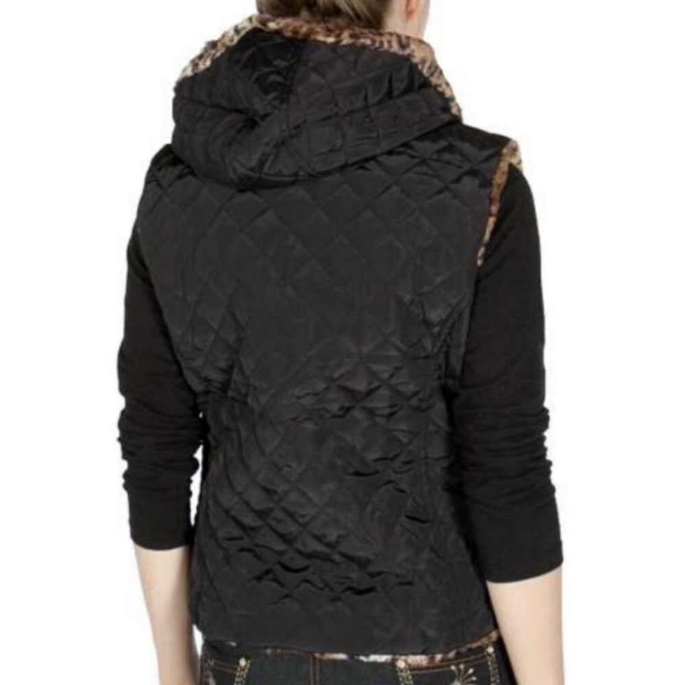 Quilted reversible vest - Picture 5 of 8